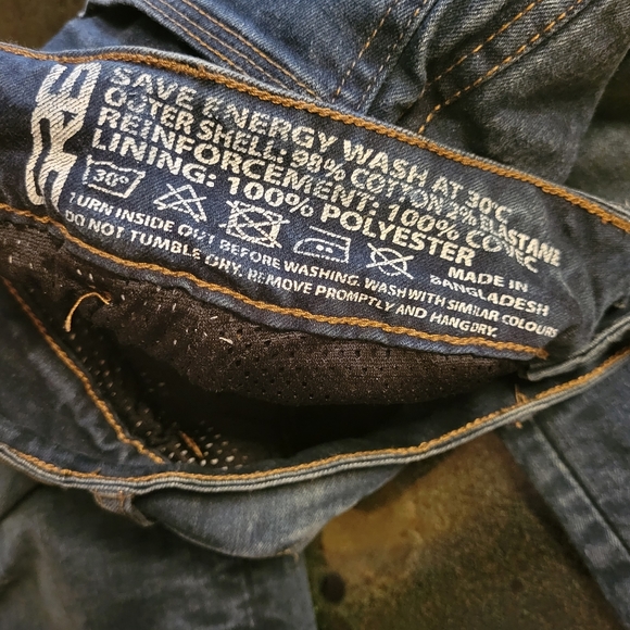 Bull-it Reinforced Motorcycle Straight Leg Jeans Dark Blue Size 0 - Picture 8 of 16